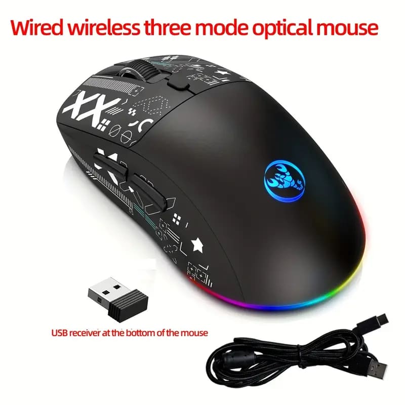 Ergonomic Wireless Gaming Mouse